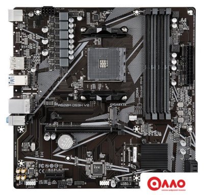 Материнская плата Gigabyte A520M DS3H V2 (rev. 1.1)