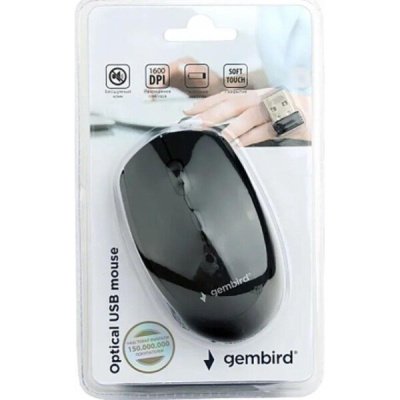 Мышь Gembird MUSW-354, чёрная