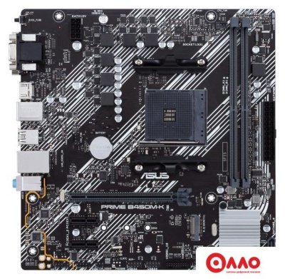 Материнская плата ASUS Prime B450M-K II