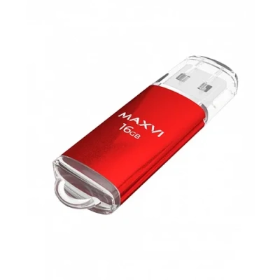 USB-накопитель Maxvi 16ГБ (FD16GBUSB20C10MP), красный