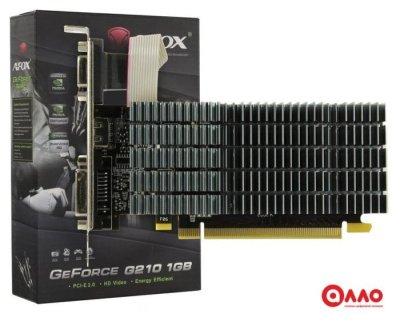 Видеокарта AFOX GeForce GT 210 1GB DDR2 AF210-1024D2LG2 Видеокарта AFOX GeForce GT 210 1GB DDR2 AF210-1024D2LG2