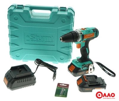 Дрель-шуруповерт Sturm CD3618T (с 2-мя АКБ, кейс) Дрель-шуруповерт Sturm CD3618T (с 2-мя АКБ, кейс)