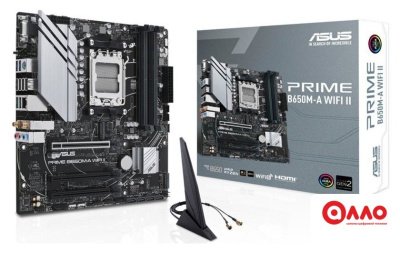 Материнская плата ASUS Prime B650M-A WiFi II Материнская плата ASUS Prime B650M-A WiFi II