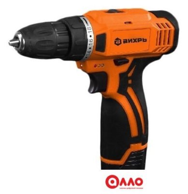 Дрель-шуруповерт Вихрь ДА-12Л-2 (с 1-им АКБ) Дрель-шуруповерт Вихрь ДА-12Л-2 (с 1-им АКБ)