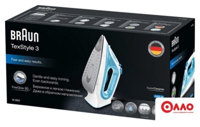 Утюг Braun Texstyle 3 SI3053 BL Утюг Braun Texstyle 3 SI3053 BL