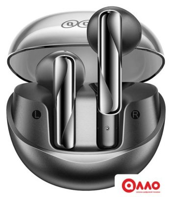 Наушники QCY AilyBuds Clear (черный/серый) Наушники QCY AilyBuds Clear (черный/серый)