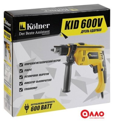 Ударная дрель Kolner KID 600V