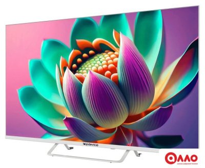 Телевизор Topdevice 43" SMART TV YаOS (белый)