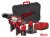 Наборы электроинструментов Milwaukee M12 M12BPP2B-421C 4933443497 (шуруповерт, винтоверт, 2 АКБ, кейс)