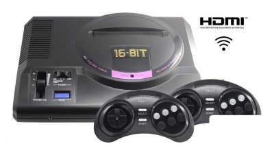 Игровая приставка Retro Genesis HD Ultra (2 геймпада, 225 игр)