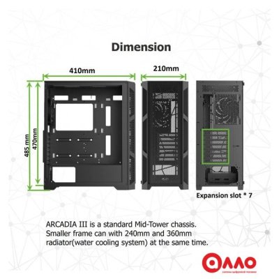 Корпус Raijintek Arcadia III V2