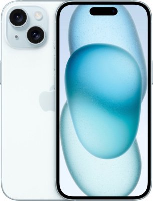 Смартфон Apple iPhone 15 256GB SIM+eSIM голубой