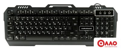 Клавиатура Nakatomi KG-35U (черный)