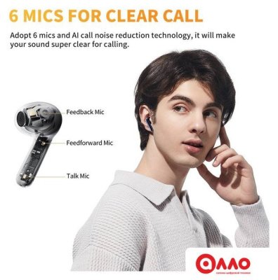 Наушники QCY AilyBuds Pro (темно-синий)