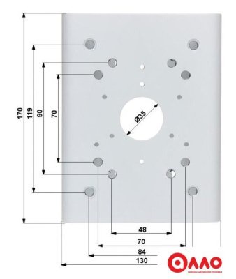 Крепление для камер видеонаблюдения Dahua DH-PFA150