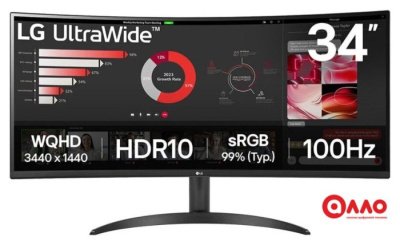 Монитор LG UltraWide 34WR50QK-B