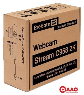 Веб-камера ExeGate Stream С958 2K