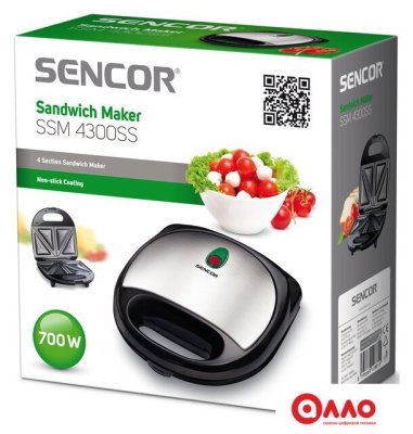 Сэндвичница Sencor SSM 4300SS Сэндвичница Sencor SSM 4300SS