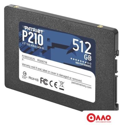 SSD Patriot P210 512GB P210S512G25