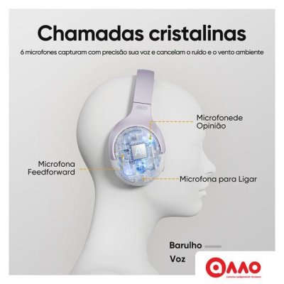 Наушники QCY H3 (сиреневый)