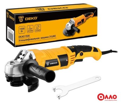 Угловая шлифмашина Deko DKAG1500 Угловая шлифмашина Deko DKAG1500