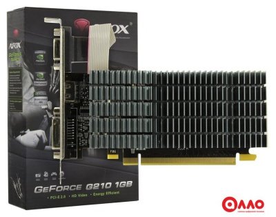 Видеокарта AFOX GeForce GT 210 1GB DDR2 AF210-1024D2LG2 Видеокарта AFOX GeForce GT 210 1GB DDR2 AF210-1024D2LG2