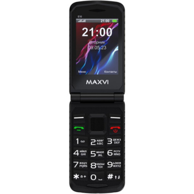 Мобильный телефон Maxvi E10 черный