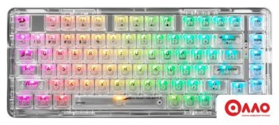 Клавиатура Redragon Elf Pro (прозрачный/белый) Клавиатура Redragon Elf Pro (прозрачный/белый)