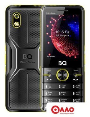 Телефон BQ BQ-2842 Disco Boom (желтый)