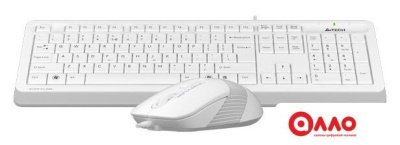 Офисный набор A4Tech Fstyler F1010 (белый/серый)
