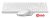 Офисный набор A4Tech Fstyler F1010 (белый/серый)