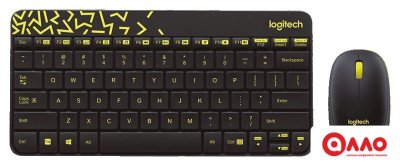 Офисный набор Logitech MK240 Nano 920-008213 (черный)