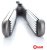 Щипцы-гофре Dewal Beauty Dark Charm HI2070W (серый)