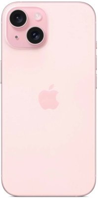 Смартфон Apple iPhone 15 128GB SIM+eSIM розовый