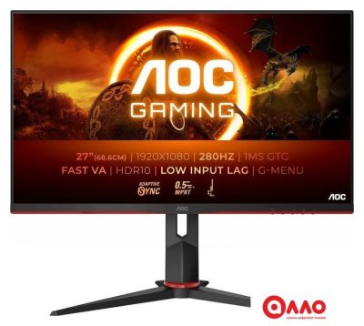 Игровой монитор AOC Gaming 27G2ZN3/BK Игровой монитор AOC Gaming 27G2ZN3/BK