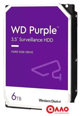 Жесткий диск WD Purple 6TB WD64PURZ
