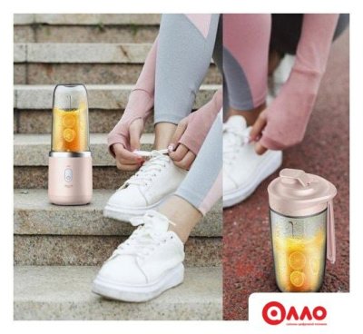 Портативный блендер Deerma DEM-NU05 Pink Портативный блендер Deerma DEM-NU05 Pink