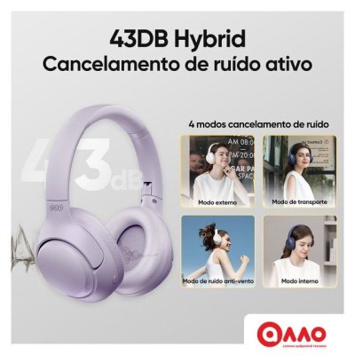 Наушники QCY H3 (сиреневый)