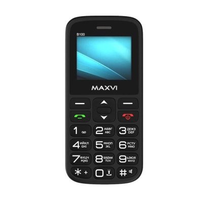 Мобильный телефон Maxvi B100i черный