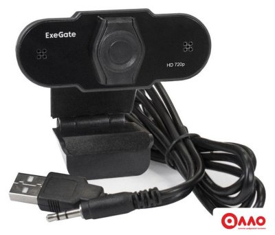 Веб-камера ExeGate BlackView C525 HD Tripod Веб-камера ExeGate BlackView C525 HD Tripod