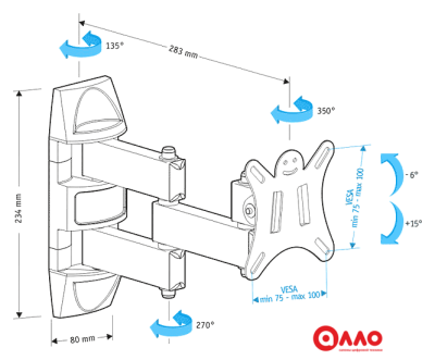 Кронштейн для телевизора Holder LCDS-5039 Кронштейн для телевизора Holder LCDS-5039