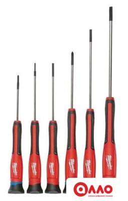 Набор отверток прецизионных Milwaukee 4932471869 (6 предметов) Набор отверток прецизионных Milwaukee 4932471869 (6 предметов)