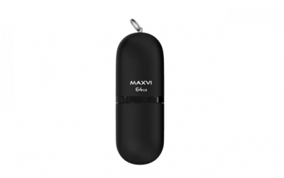 USB-накопитель Maxvi 64ГБ (FD64GBUSB20C10SF), черный